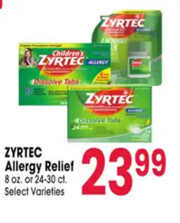 Jewel-Osco ZYRTEC Allergy Relief offer
