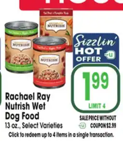 Jewel-Osco Rachael Ray Nutrish Wet Nutrish Wet Dog Food offer