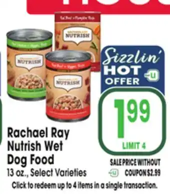 Jewel-Osco Rachael Ray Nutrish Wet Nutrish Wet Dog Food offer