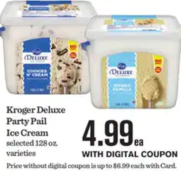 Mariano's Kroger Deluxe Party Pail Ice Cream offer