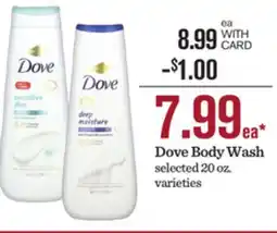 Mariano's Dove Body Wash offer