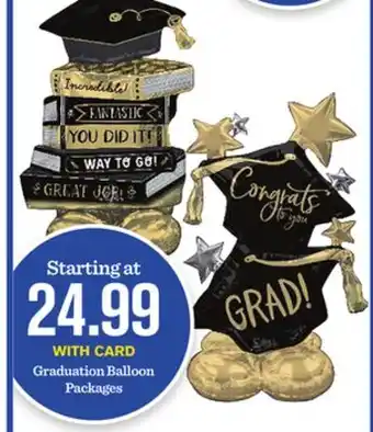Mariano's Graduation Balloon Packages offer