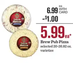 Mariano's Brew Pub Pizza offer