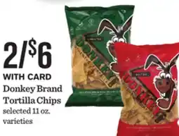 Mariano's Donkey Brand Tortilla Chips offer