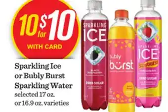 Mariano's Sparkling Ice or Bubly Burst Sparkling Water offer