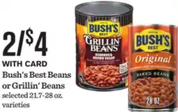 Mariano's Bush's Best Beans or Grillin' Beans offer
