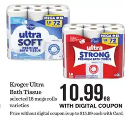 Mariano's Kroger Ultra Bath Tissue offer
