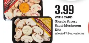 Mariano's Giorgio Savory Sauté Mushroom Kits offer