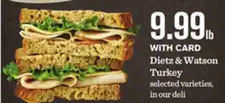 Mariano's Dietz & Watson Turkey offer