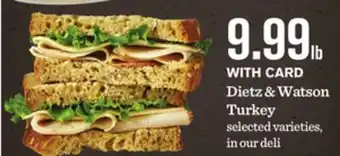 Mariano's Dietz & Watson Turkey offer