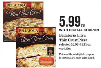 Mariano's Bellatoria Ultra Thin Crust Pizza offer
