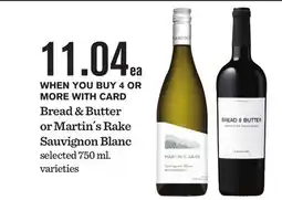 Mariano's Bread & Butter or Martin´s Rake Sauvignon Blanc offer