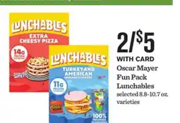 Mariano's Oscar Mayer Fun Pack Lunchables offer