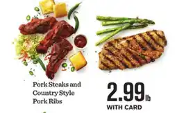 Mariano's Pork Steaks and Country Style Pork Ribs offer