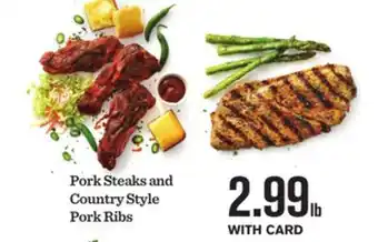 Mariano's Pork Steaks and Country Style Pork Ribs offer