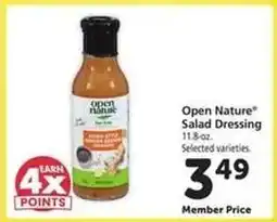 Safeway Open Nature Salad Dressing offer