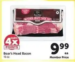 Safeway Boar's Head Bacon offer