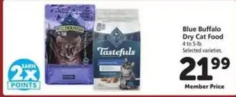 Safeway Blue Buffalo Dry Cat Food offer