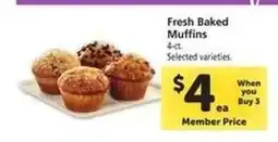 Safeway Fresh Baked Muffins offer