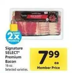 Safeway Signature SELECT Premium Bacon offer