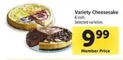 Safeway Variety Cheesecake offer