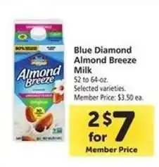 Safeway Blue Diamond Almond Breeze Milk offer