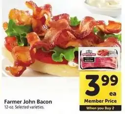 Safeway Farmer John Bacon offer