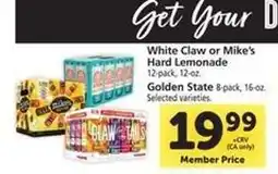 Safeway White Claw or Mike's Hard Lemonade offer