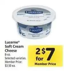 Safeway Lucerne Soft Cream Cheese offer