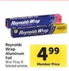 Safeway Reynolds Wrap Aluminum Foil offer