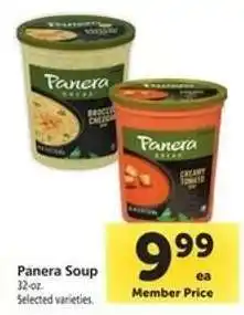 Safeway Panera Soup offer
