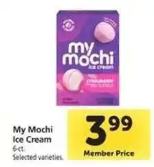 Safeway My Mochi Ice Cream offer