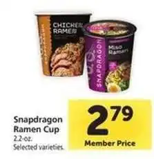 Safeway Snapdragon Ramen Cup offer