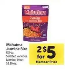 Safeway Mahatma Jasmine Rice offer