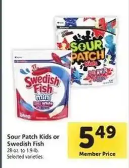 Safeway Sour Patch Kids or Swedish Fish offer