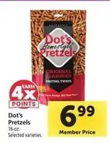 Safeway DOT'S PRETZELS offer