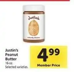 Safeway Justin's Peanut Butter offer
