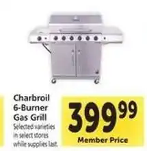 Safeway Charbroil 6-Burner Gas Grill offer