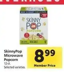 Safeway SkinnyPop Microwave Popcorn offer
