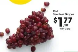 Kroger Red Seedless Grapes offer