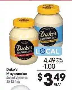 Kroger Duke's Mayonnaise offer