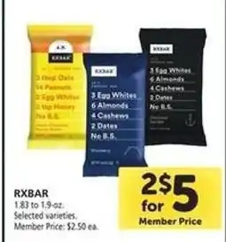 Safeway RXBAR offer