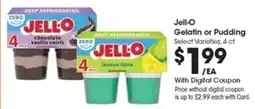 Kroger Jell-O Gelatin or Pudding offer