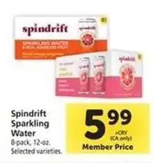 Safeway Spindrift Sparkling Water offer