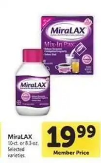 Safeway MiraLAX offer