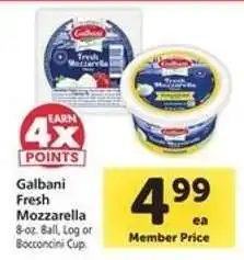 Safeway Galbani Fresh Mozzarella offer