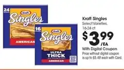 Kroger Kraft Singles offer