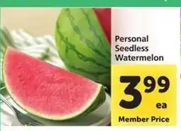 Safeway Personal Seedless Watermelon offer