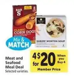 Safeway Meat and Seafood Meal Deal offer