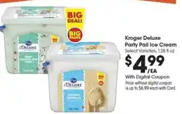 Kroger Kroger Deluxe Party Pail Ice Cream offer